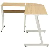 Syfax Hoekbureau L-vormig eikenhout