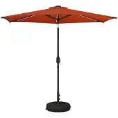 vidaXL Tuinhaard met LED-verlichting en basis 270 x 270 cm Polyester