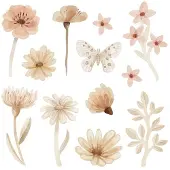 Pastelowe Love Muursticker Meadow I Meadow I
