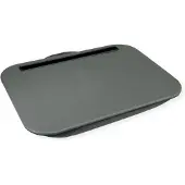 Value schootblad / laptop-/tabletblad met kussen, grijs