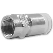 Preisner FPS0729, type F, zilverkleurig, metaal, 1 stuk, 25 mm, 10 mm