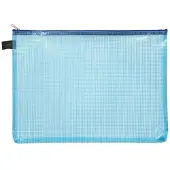 FolderSys Rits zakje Mesh A4 Transparant
