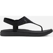 SKECHERS Teenslipper 'Meditation Luxe' zwart