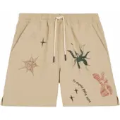 OAS Korte Broek Men Andres Print Beige-XL