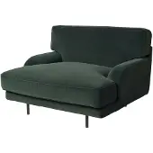 Gubi Flaneur Armchair - Fauteuils Gepoedercoat Staal Asator - 10153932