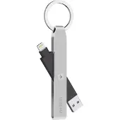 Belkin Lightning To USB Cable Keychain Zilver