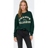 JDY Sweatshirt 'JDYMESA' beige / groen
