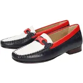 Sioux Instappers 'Colandina' donkerblauw / rood / wit