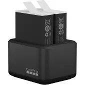 GoPro Dual Battery Charger + Enduro Batt for HERO12 HERO1...