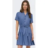 ONLY Blousejurk 'ONLPema' blauw denim
