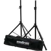 Woodbrass SS50 Luidspreker Standaard Set + Afdekking