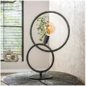 Meubelplaats Tafellamp 1L loop - Artic zwart