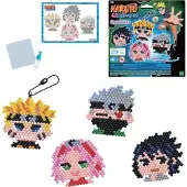 AquaBeads Naruto sleutelhanger knutselset- PARELS DIE MET WATER AAN ELKAAR PLAKKEN