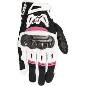 Alpinestars Stella SMX-2 Air Carbon V2 Zwart Wit Fuchsia Maat S