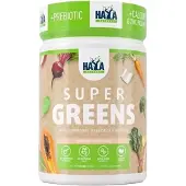 Haya labs Super Greens - 300 g - Natural Peach Shake