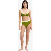 Marc o'polo Bikinibroek ' Contrast Binding ' groen / wit