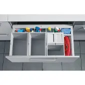 Hailo Separato 900 afvalsysteem kastbreedte 90cm 52 liter (2 x 18 L + 2 x 8 L, 1x deksel 8L)