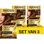 Syoss Oleo Intense 6-76 Warm Koperblond 3 stuks Voordeelverpakking