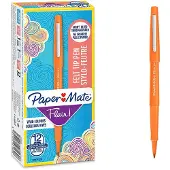 Paper Mate Flair Viltstiften | Medium Punt (0,7 mm) | Oranje | 12 stuks