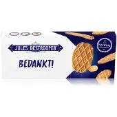Jules Destrooper Natuurboterwafels "Bedankt!" 100g - bedankt cadeautje - cadeaudoos