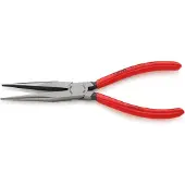 Knipex 38 11 200 Platte rondbektang Elektronica en fijnmechanica Recht Vanadium elektrostaal 200 mm