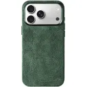 Alcanside Alcantara iPhone 17 Pro Hoesje Groen
