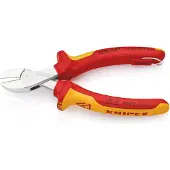 Knipex X-Cut Compacte Zijsnijtang | 160 mm Lengte | Geïsoleerd | Meercomponenten-Omhullingen | VDE-Goedgekeurd - 73 06 160 T