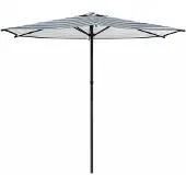 vidaXL Tuinparasol 270 x 270 cm Polyester Rechthoekig Blauw en Wit