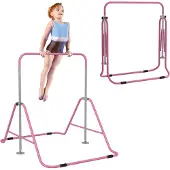 HOMCOM - Kindergymnastiekstang - Staal - 154x106,2x128,5cm - Roze