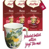 Yogi tea Rose Bio - 3 pakjes - inclusief limited edition mok