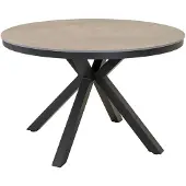 Lesli Living - Davos eettafel - Ø118 cm - antraciet