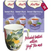 Yogi tea Inner Harmony Bio - 3 pakjes - inclusief limited edition mok