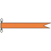 Talamex Pennant Oranje 180 cm