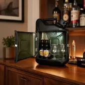 Designed by man Jerrycan 10L giftset - zwart