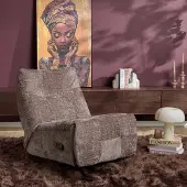 Starfurn Relaxfauteuil Chill - Taupe - Draaibaar - 97x78x90cm
