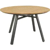 Lesli Living Monza - Tafel - Ø120cm - Antraciet
