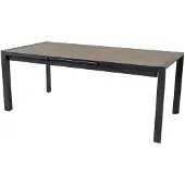 Lesli Living Lagos uittrektafel - Eettafel - Uittrekbaar 200/260 cm - Antraciet