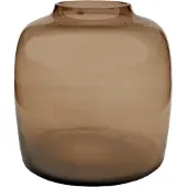 Green Boutiq Vaas glas - Taupe - Bartica M - H25 W25
