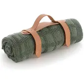 cambrass Squares Bamboo 80x100 Cm Blanket Groen Kinderen