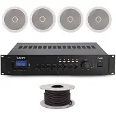SubZero 60W 100V 6" Zone Ceiling Speaker System