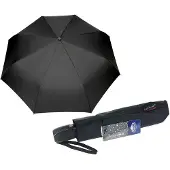 Parasol Automatische Herenparaplu Carbon Steel Zwart - Stevig & Stijlvol