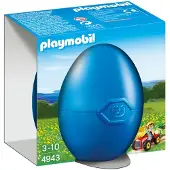 Playmobil 4943 Playmobil Verrassingsei Jongen met speelgoedtractor