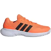 Adidas Sportschoen 'GameCourt 2' donkeroranje / zwart