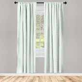 Abakuhaus Retro gordijnen – Polkadot-klassieker 2-panelen-set amandelgroen 75x245