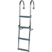 OceanSouth RVS zwemtrap opklapbaar met 180gr. ophanging