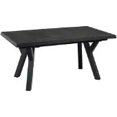 Lesli Living Murcia - Uittrektafel - 163/203x93cm - Antraciet