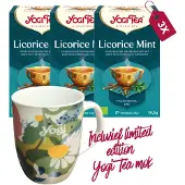 Yogi tea Licorice Mint Bio - 3 pakjes - inclusief limited edition mok