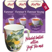 Yogi tea Forever Young Bio - 3 pakjes - inclusief limited edition mok