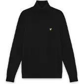 Lyle & Scott Katoenen Merino Coltrui - Zwart