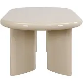 Vente-unique Salontafel van MDF - Beige gelakt - TABEMI
